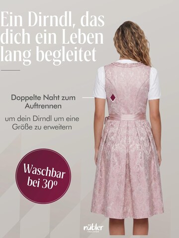 Trachtenhof Nübler Dirndl 'Dirndl mini Karoline'‌‌‌‌ in Beige