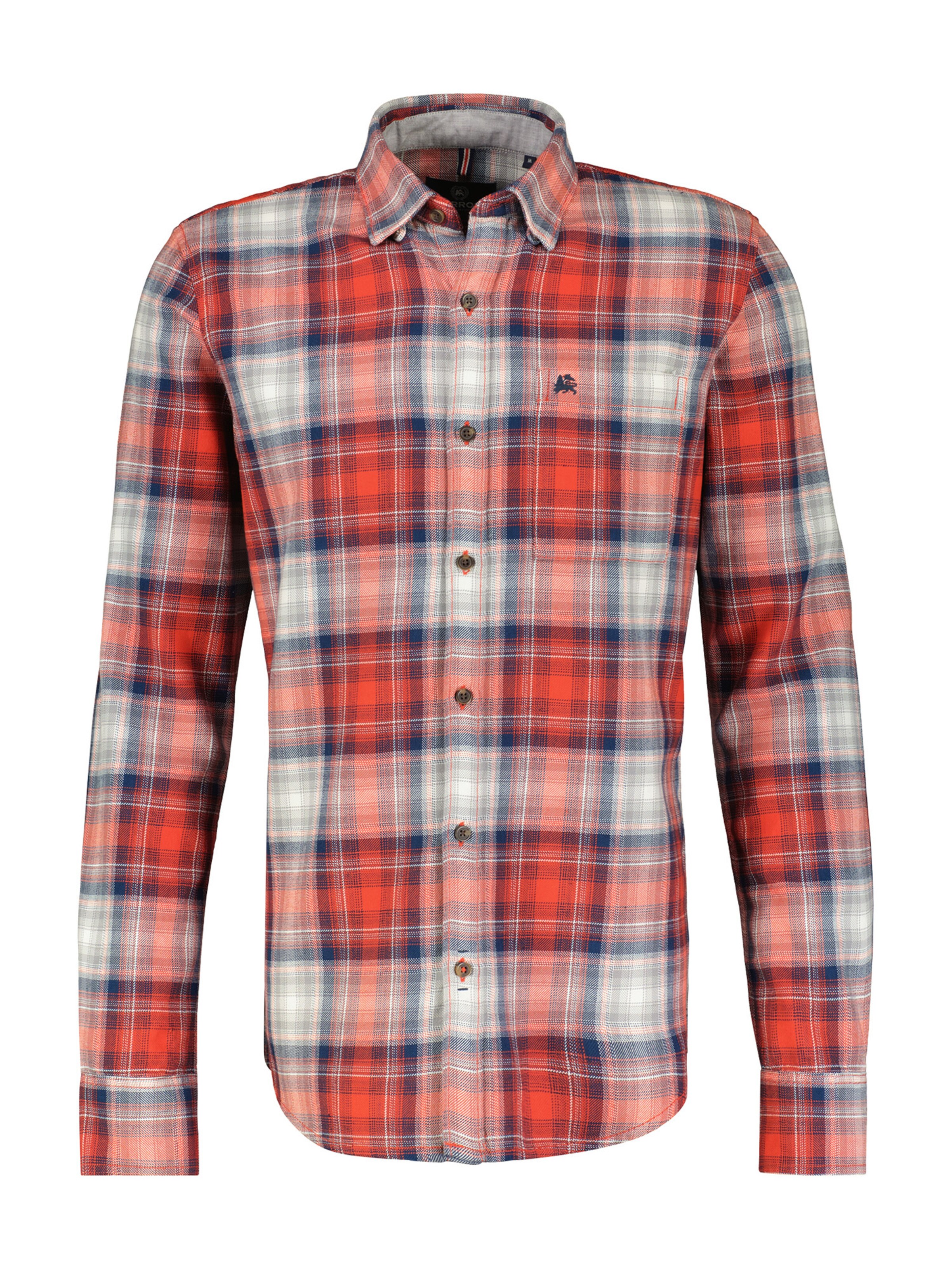 LERROS Overhemd in Rood: voorkant