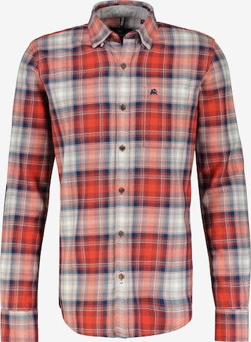 LERROS Button Up Shirt in Red: front