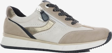 Relife Sneaker mit Reißverschluss an der Außenseite in Beige: Vorderseite