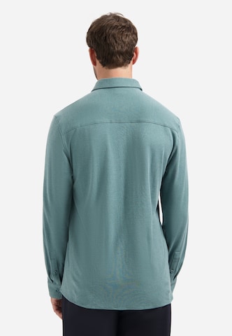 No Excess Regular fit Button Up Shirt in Blue