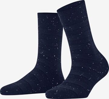 FALKE Socken 'Sparkle Stripes' in Blau: Vorderseite