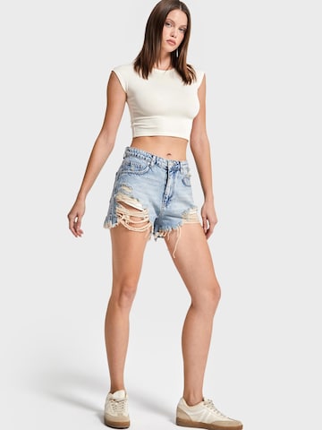 IT'S BASIC Regular Jeans in Blauw