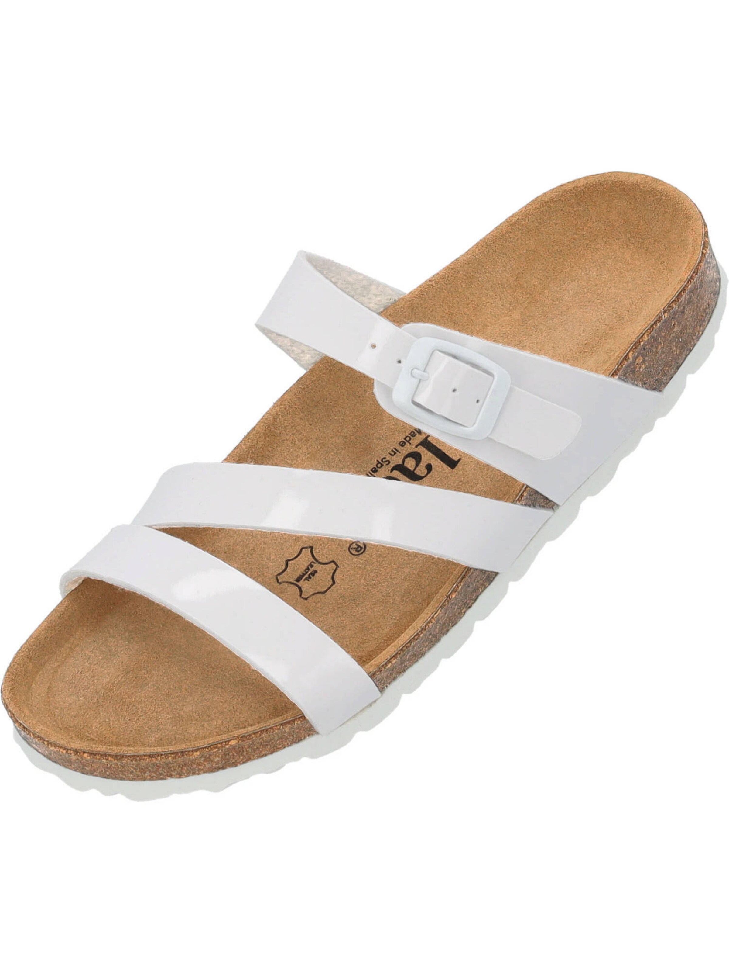 Palado Pantoletten 'Ikaria ' in Weiß: Vorderseite