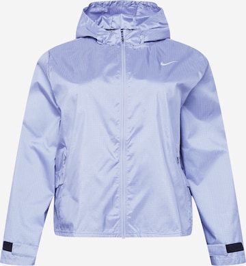 Nike Sportswear Athletic Jacket in Purple: front