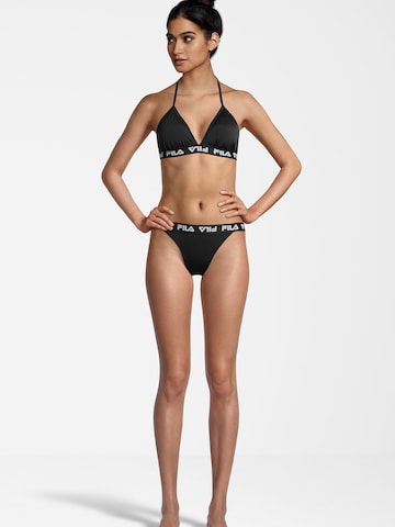 melns FILA Trijstūra formas Sporta bikini 'SPLIT'