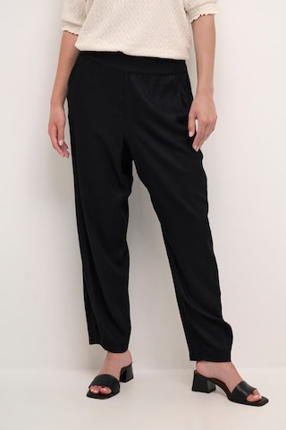 Regular Pantalon harem 'Tamara' Kaffe en noir : devant