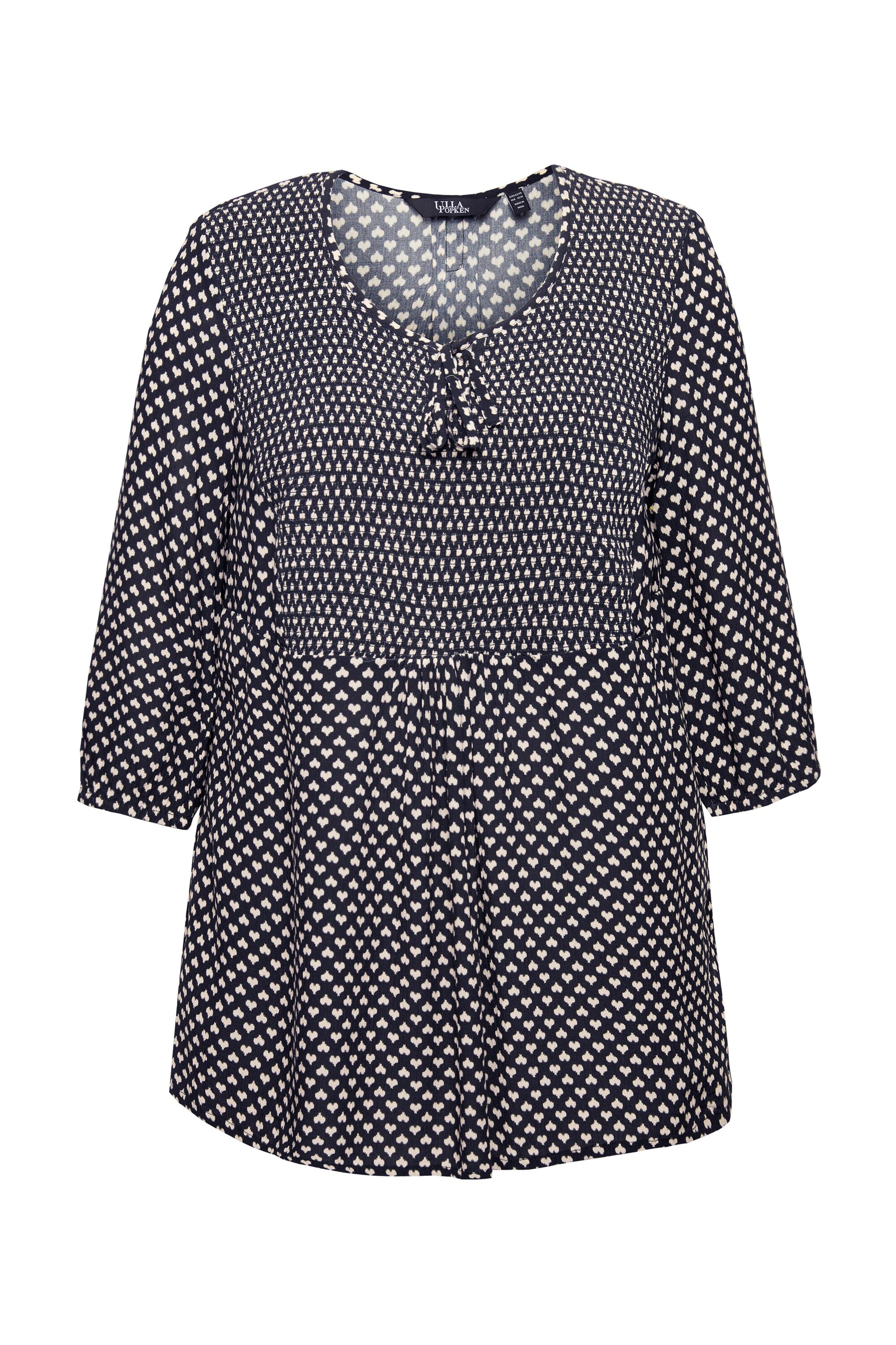 Ulla Popken Bluse in Schwarz: Vorderseite