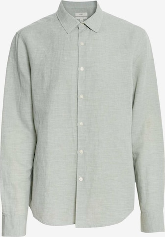 Marks & Spencer Regular fit Button Up Shirt in Green: front