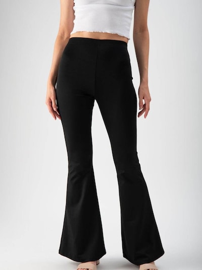 MND Pantalón 'High-waisted flare trousers' en negro, Vista del producto