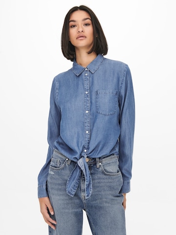 Jaqueline de Yong Blouse 'Jasper' in Blauw