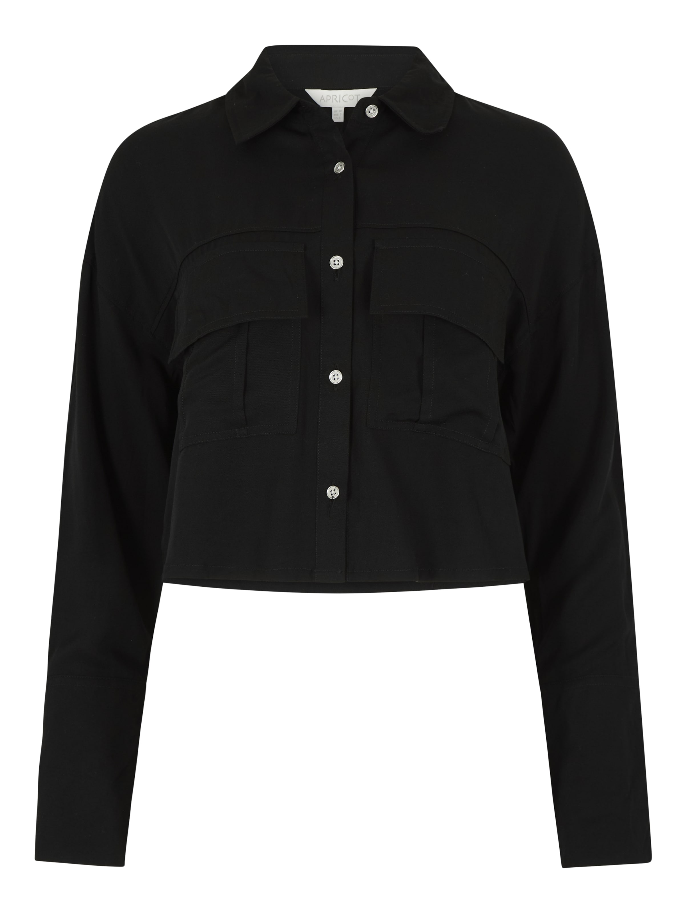 Camicia da donna ' ' di Apricot in nero: frontale
