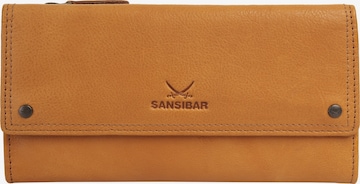 Porte-monnaies SANSIBAR en marron : devant