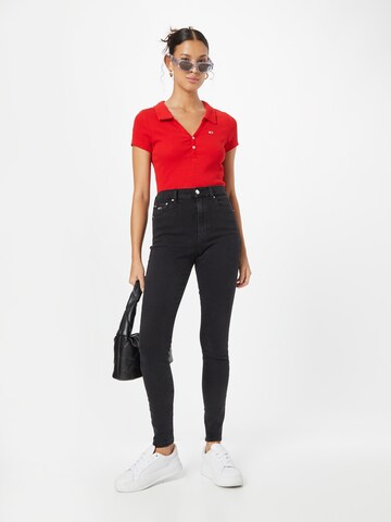 Tommy Jeans - Skinny Vaquero 'SYLVIA' en negro