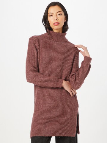 Pull-over 'Cora' ONLY en marron : devant