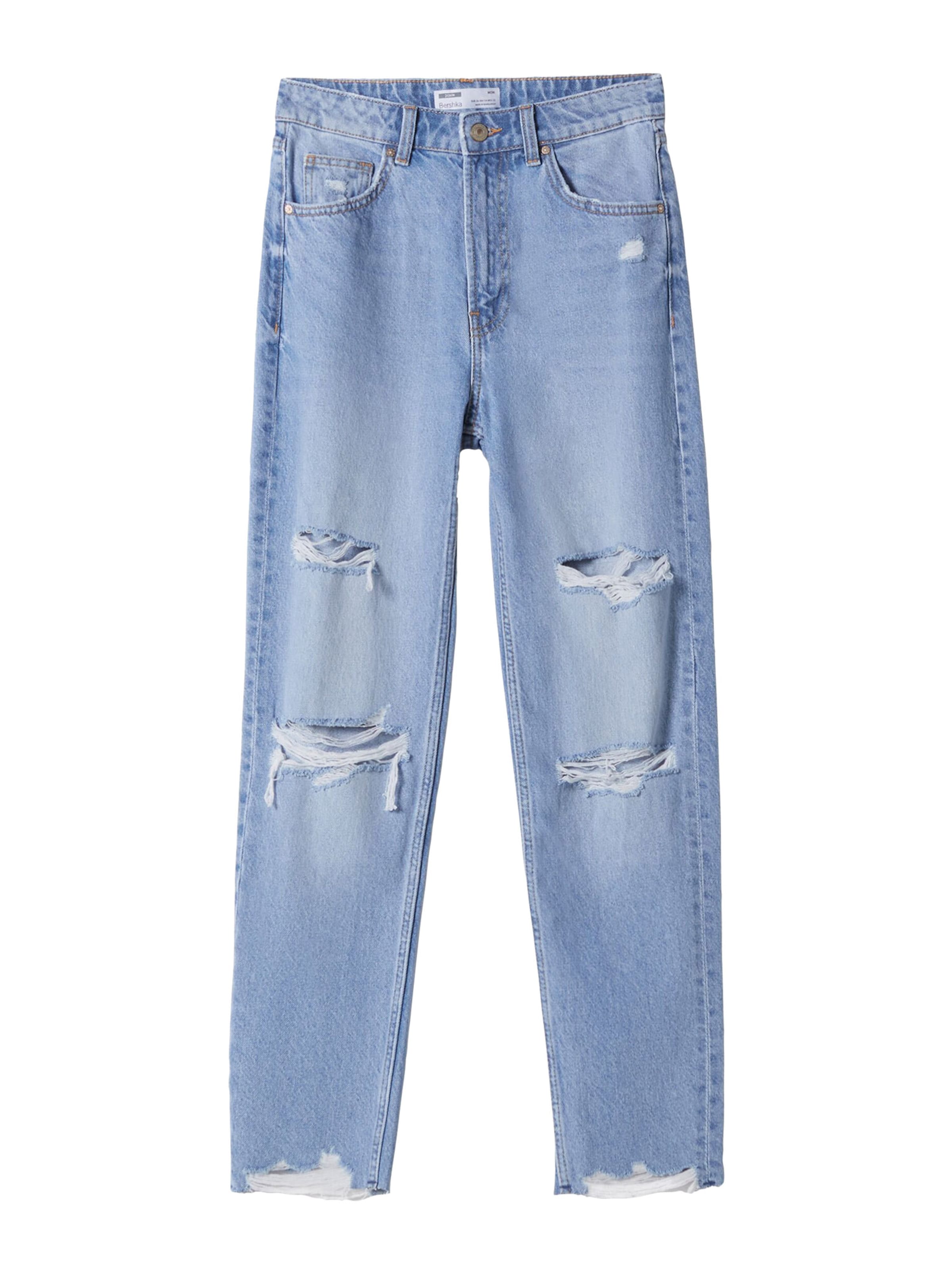 Jean mom fit déchiré bershka hotsell