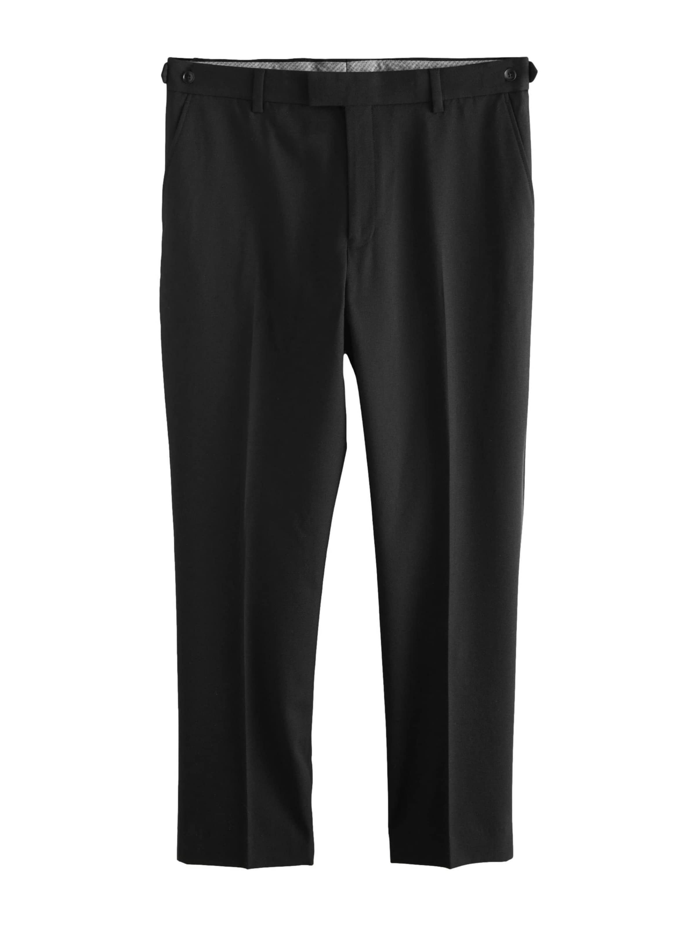 Regular Pantalon à plis Next en noir : devant