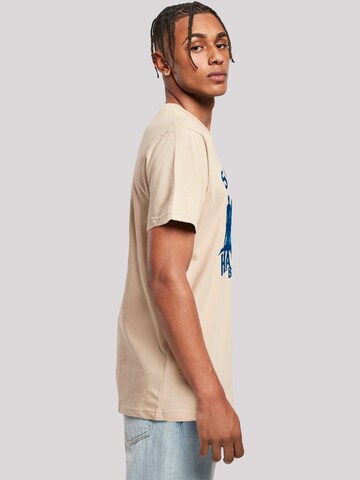 T-Shirt 'Hawaii Surf Beach Summer' F4NT4STIC en beige