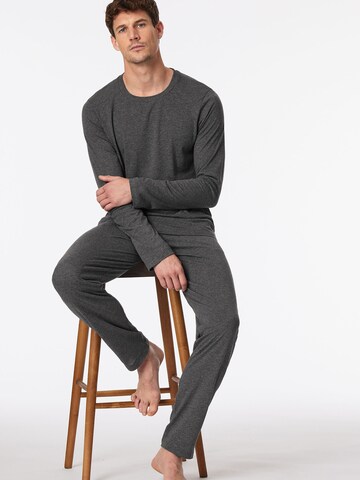 Pyjama long ' Modern Nightwear ' SCHIESSER en gris