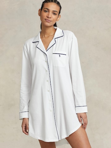 Chemise de nuit ' Sleepshirt ' Polo Ralph Lauren en blanc