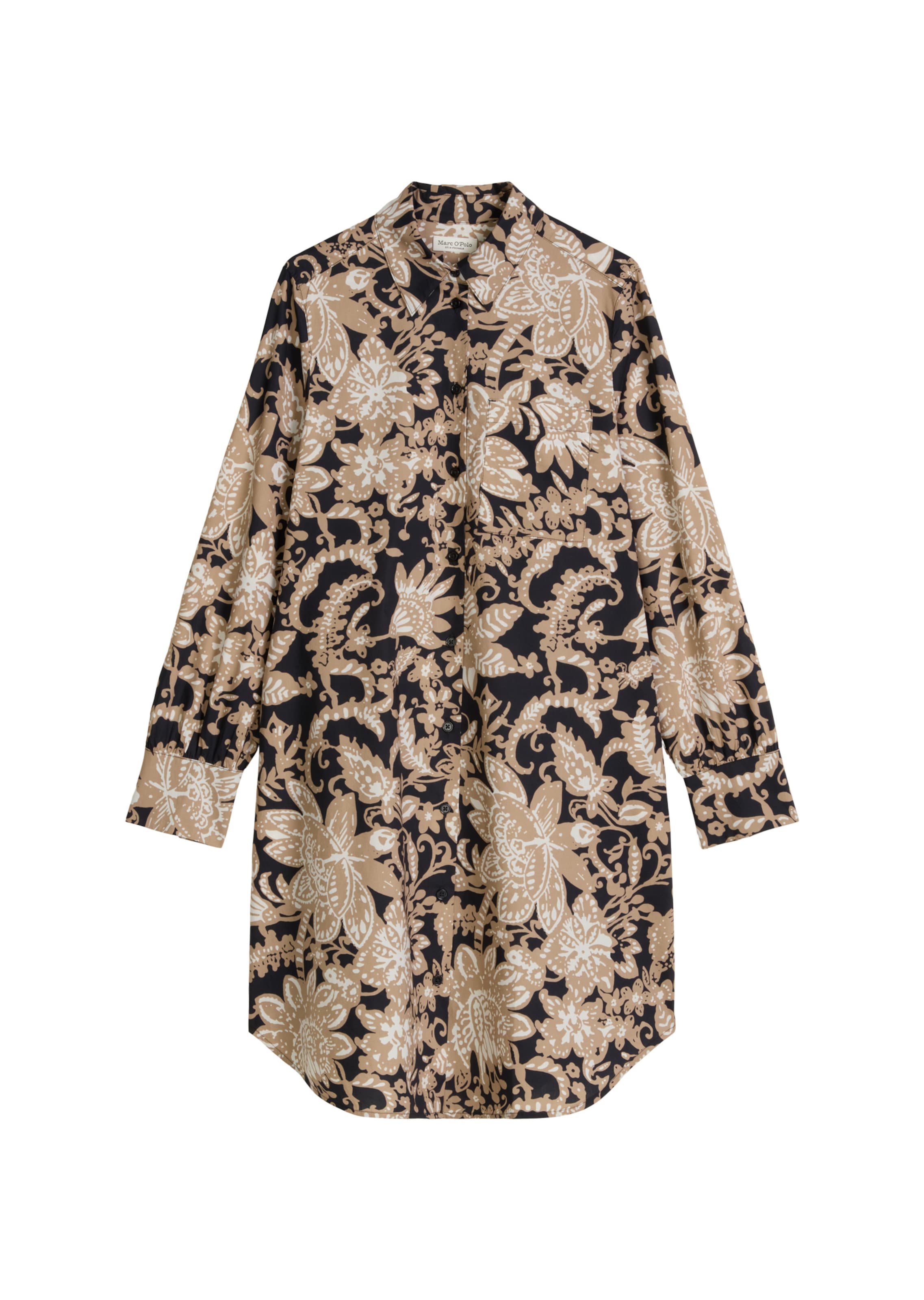 Marc O'Polo Blousejurk in Bruin: voorkant