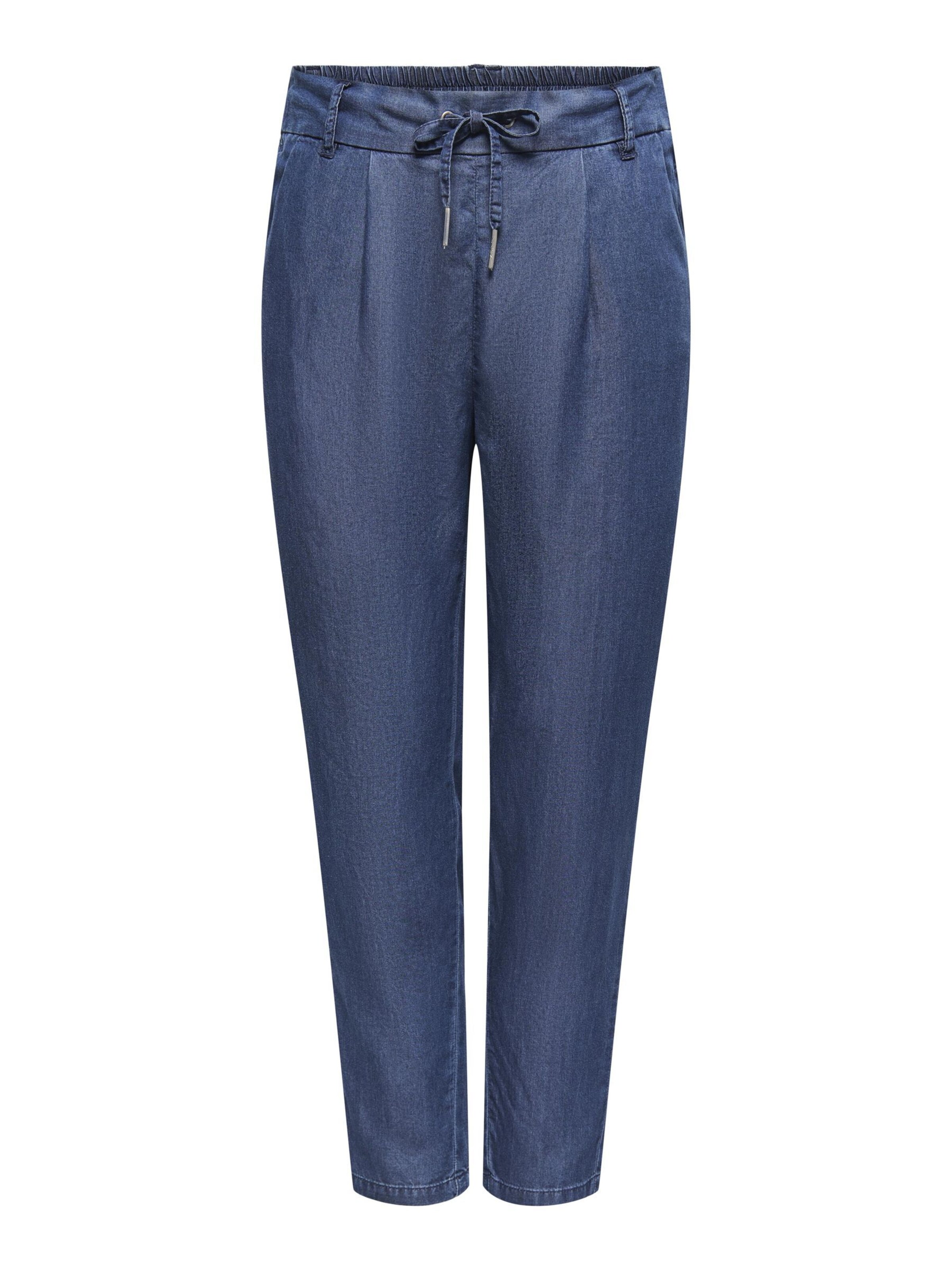 Pantaloni con pieghe 'ONLPoptrash' di ONLY in blu: frontale