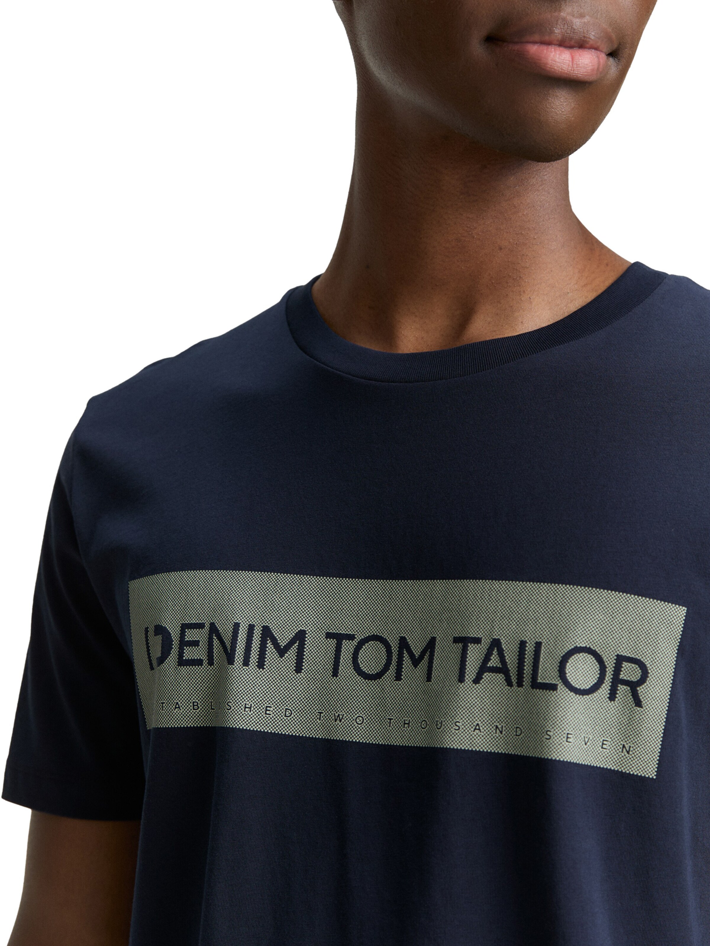 T-Shirt TOM TAILOR DENIM en bleu