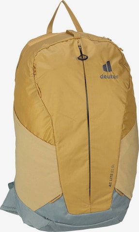 DEUTER Sports Backpack ' AC Lite 21 SL ' in Yellow: front