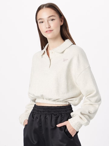 ReebokSweater majica - bijela boja: prednji dio