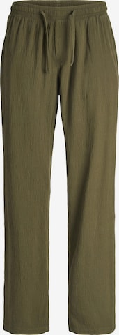 JACK & JONES Regular Pants in Green: front