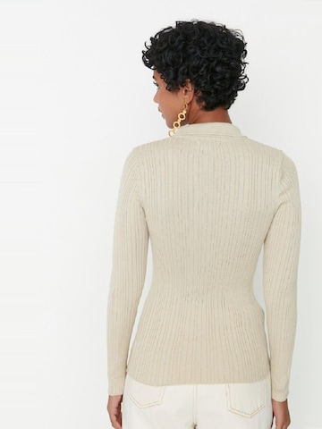 Trendyol Knit cardigan in Beige