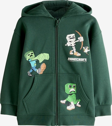 Next Collegetakki 'Minecraft' värissä vihreä: etupuoli