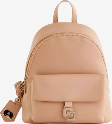Zaino di GAUDÌ in beige: frontale
