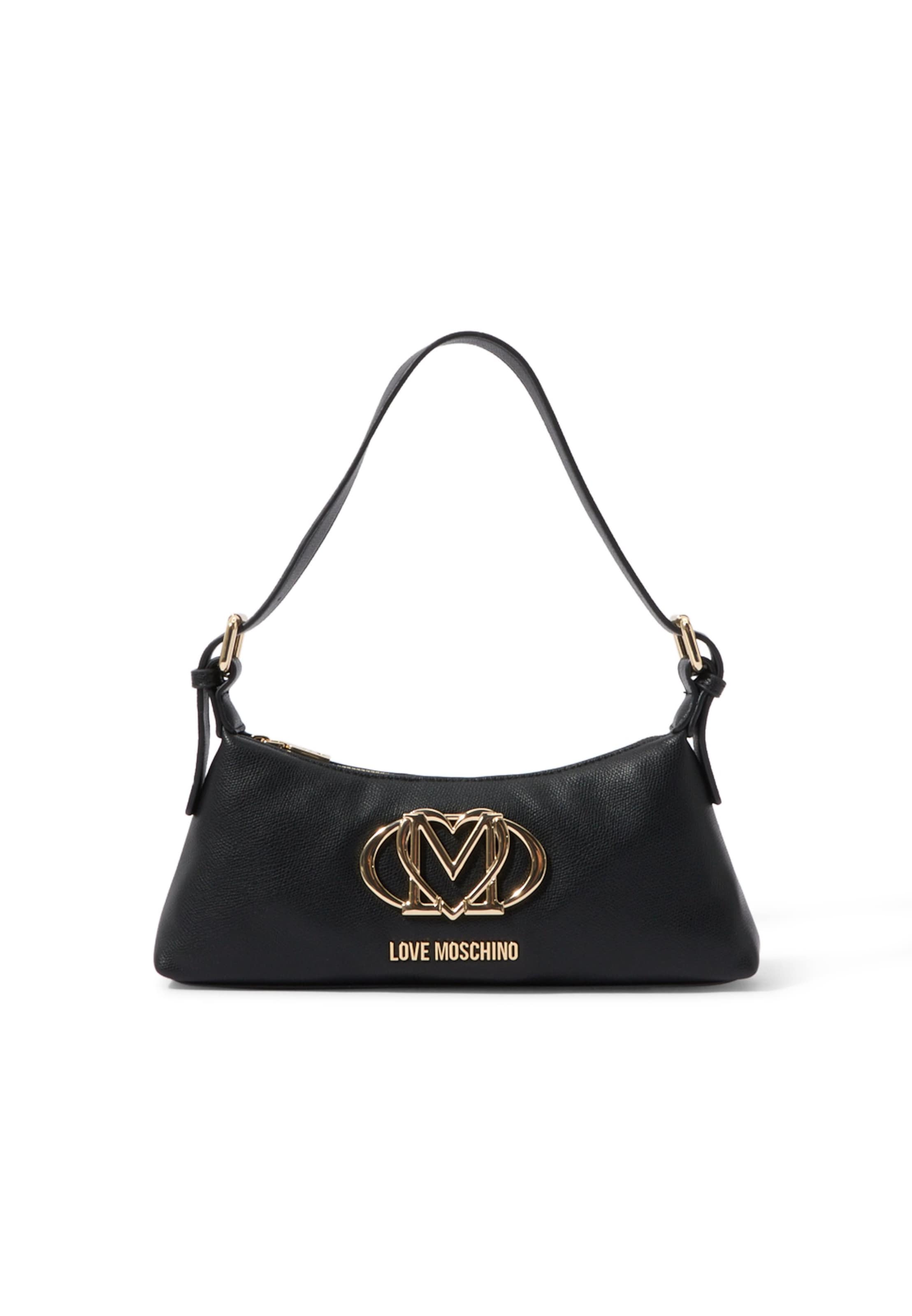 Love Moschino - Bolso de hombro en negro: frente