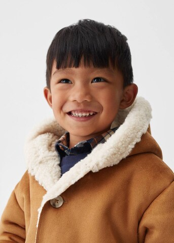MANGO KIDS Mantel 'Carlo' in Braun