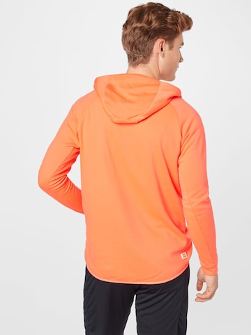 BIDI BADU Athletic Zip-Up Hoodie in Orange