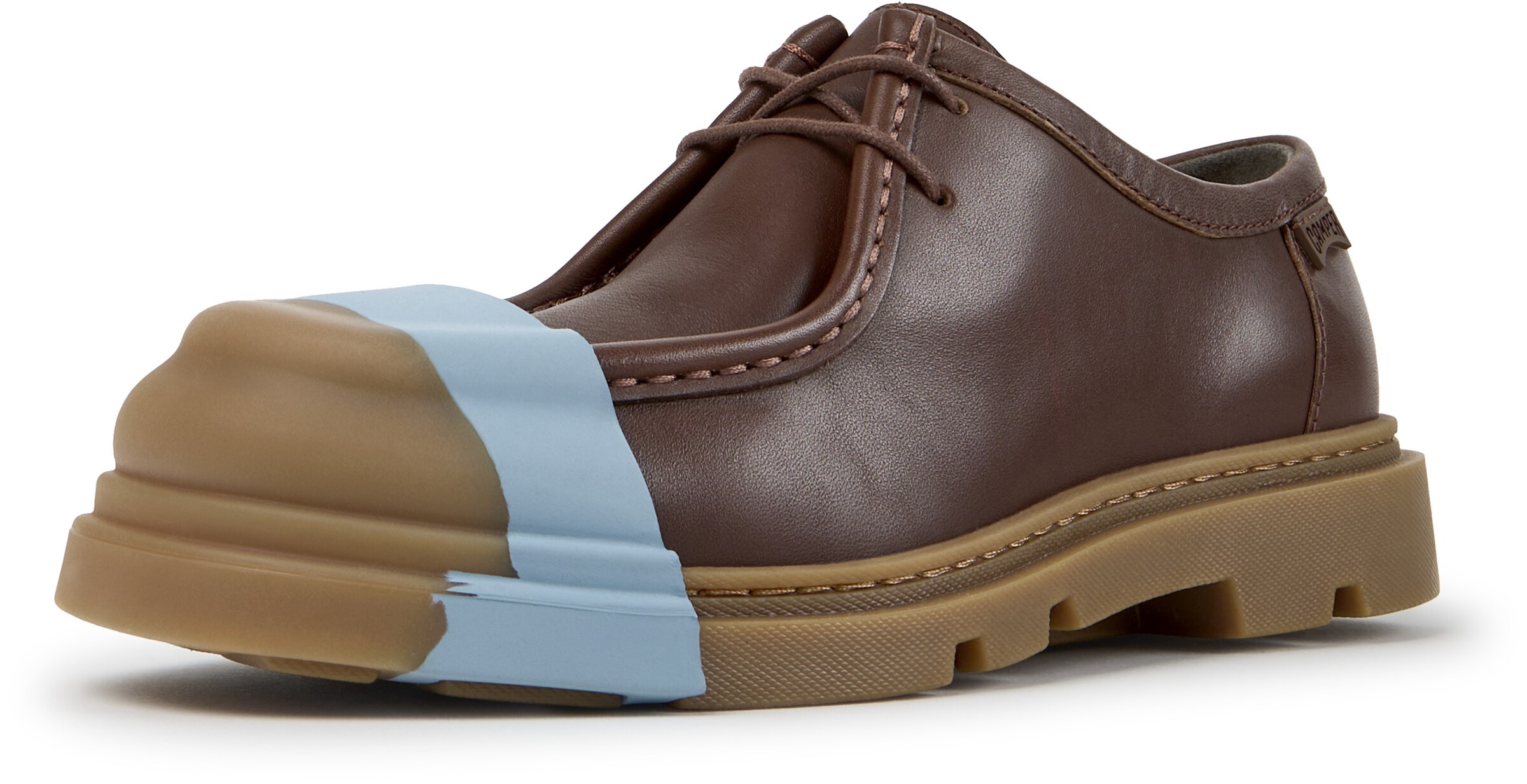 CAMPER Lace-up shoe ' Junction ' in Brown: front