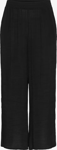 Largi Pantaloni 'Alia' de la KAFFE CURVE pe negru: față