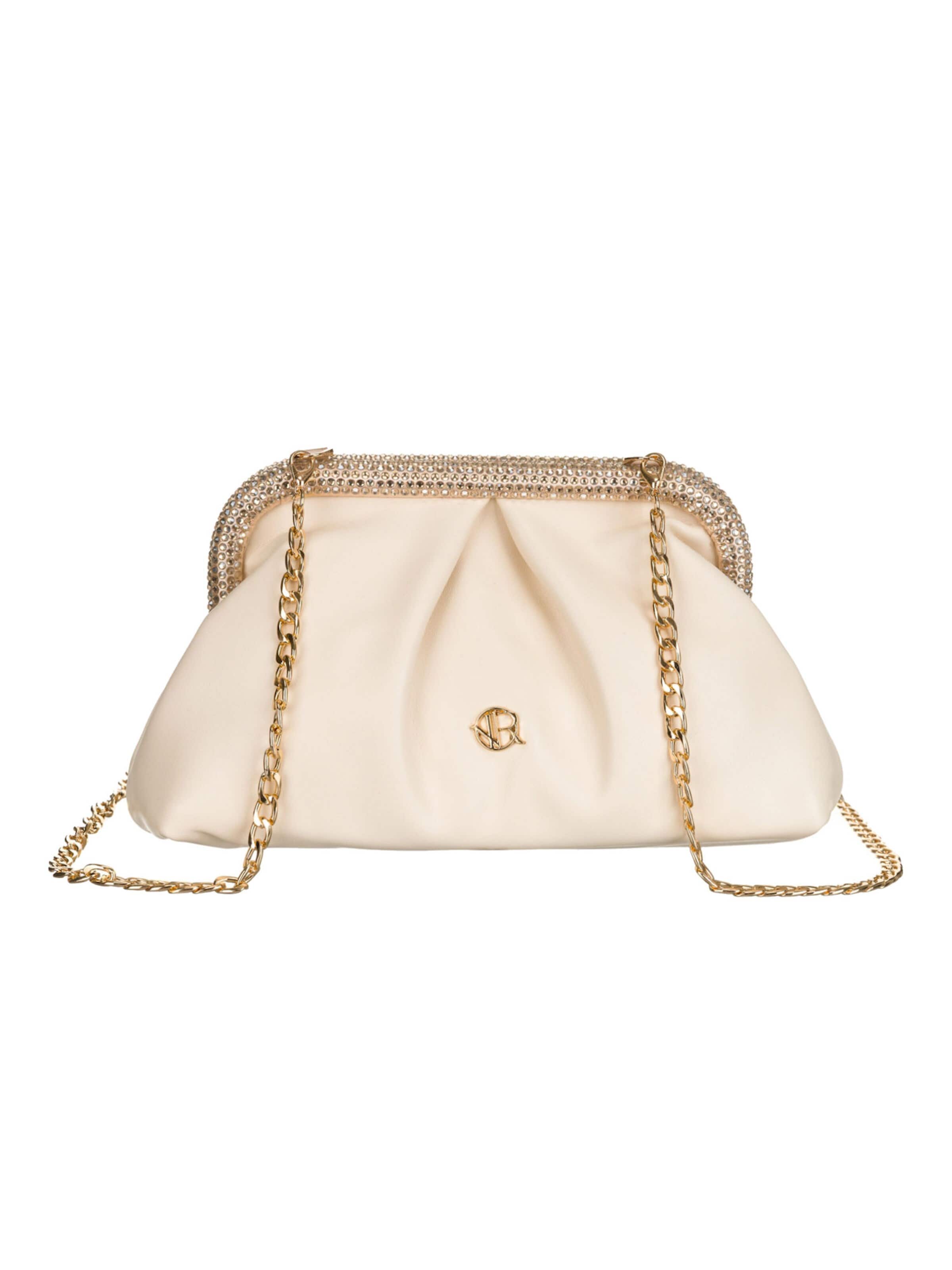 Tomshop24-7 Clutch 'Rovicky Megan' in Beige: front
