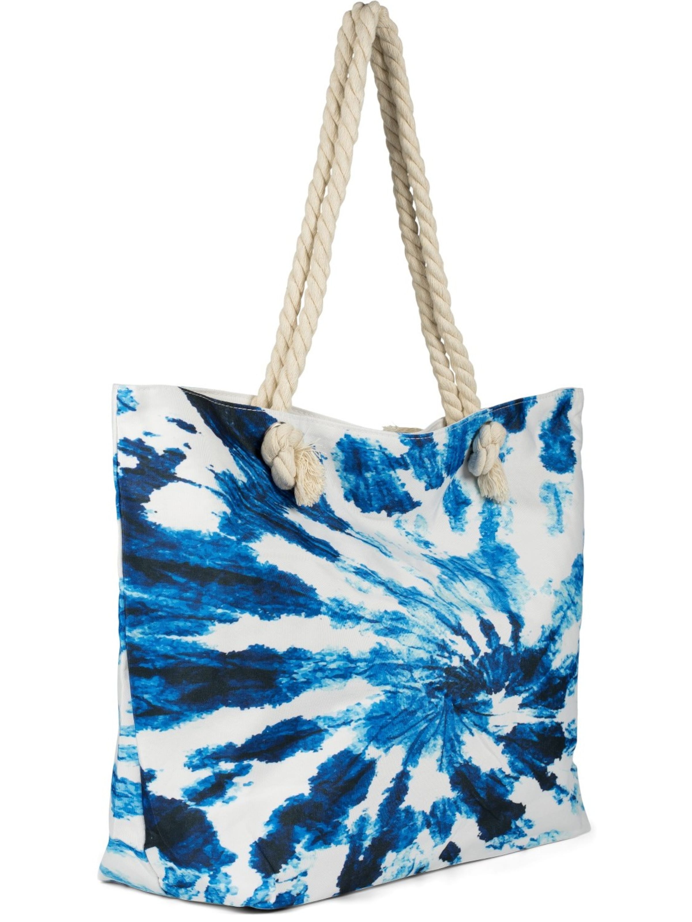 styleBREAKER Beach bag in Blue