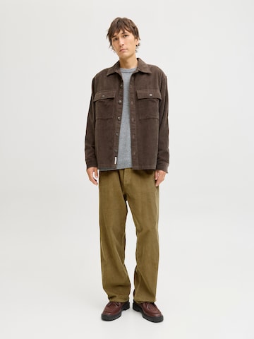JACK & JONES Свободный крой Штаны 'JPSTALEX ORIGINAL' в Коричневый