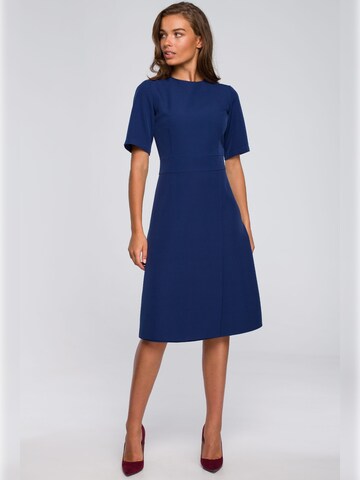 Stylove Jurk in Blauw: voorkant