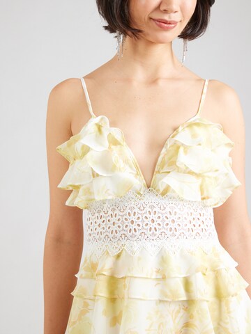 True Decadence Evening dress in Yellow