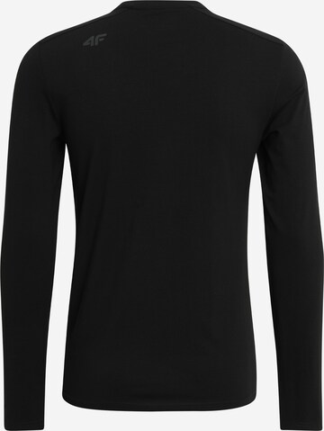 4F Sportshirt in Schwarz