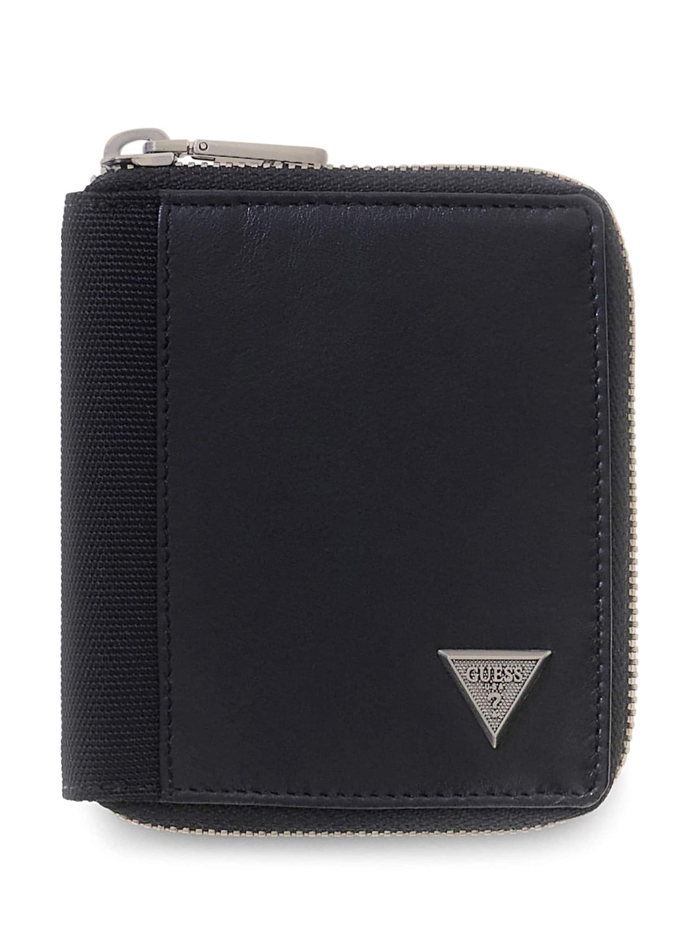 GUESS Wallet in Black: front