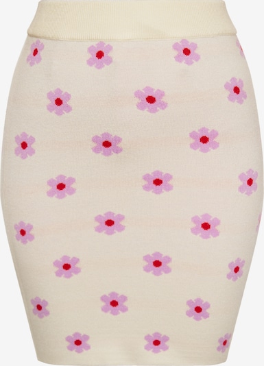 swirly Rock in creme / lila / rot, Produktansicht