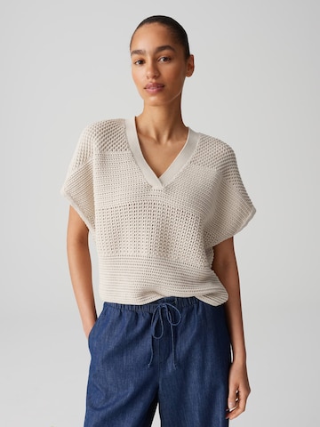 OPUS - Jersey 'Pekina' en beige: frente