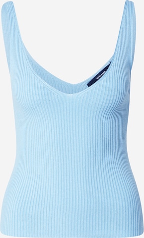 VERO MODA - Top de punto 'Glory' en azul: frente