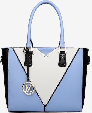 Miss Lulu Shoulder Bag in Blue: front