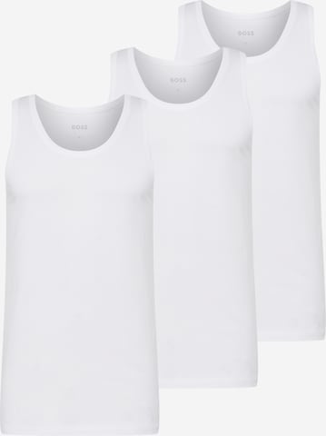 BOSS Black - Camiseta térmica '3P Classic' en blanco: frente